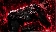 Dark game controller artwork